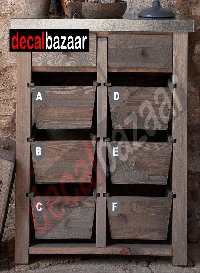 Decalbazaar A to Z Alphabet Round Letter Labels (Set 2), Vinyl Glossy Finish, 1.5 Inch, Silver, Indoor Outdoor Use - Image 4